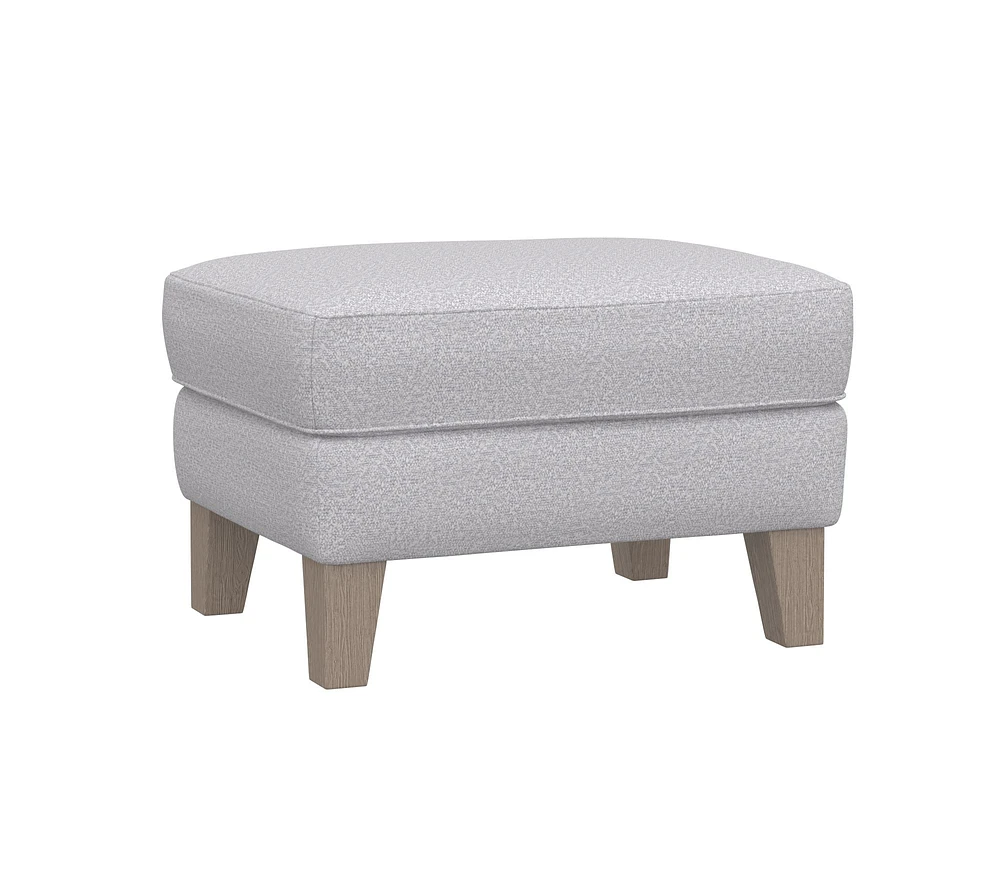 Wingback Upholstered Ottoman