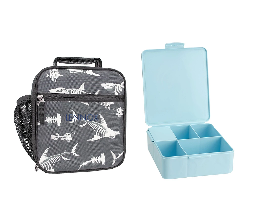 Mackenzie Shark Bones Glow-in-the-Dark Lunch & Bento Bundle, Set of 2