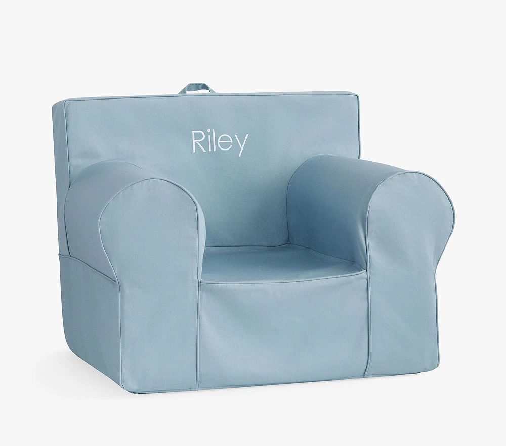 Oversized Anywhere Chair®, Light Blue Twill