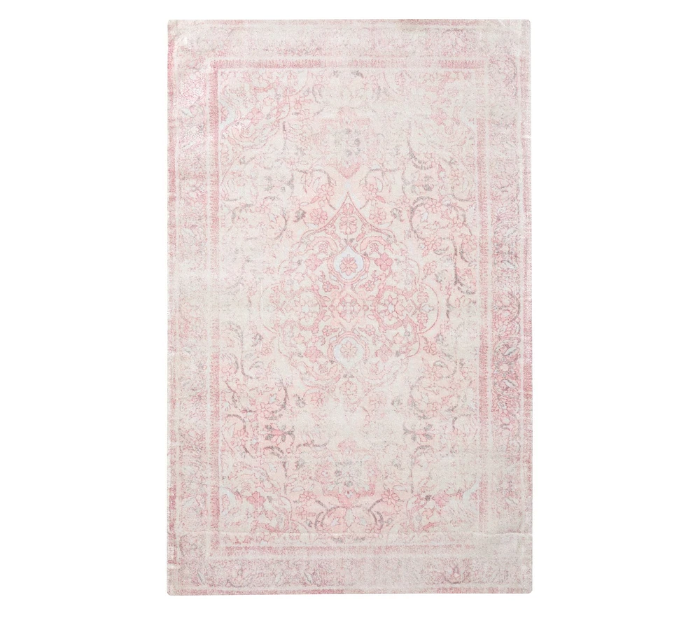 Monique Lhuillier Floral Antique Rug