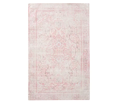 Monique Lhuillier Floral Antique Rug