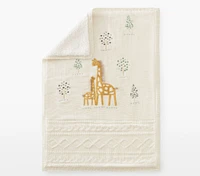 Giraffe Heirloom Baby Blanket