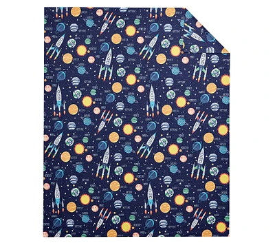 Solar System Glow-in-the-Dark Duvet Cover & Shams