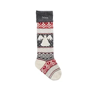 Natural Fair Isle Christmas Stocking Collection