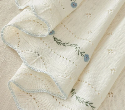 AERIN Pointelle Baby Blanket