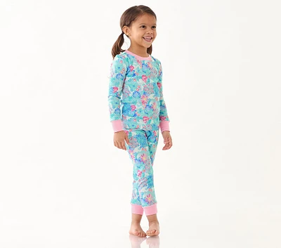 Lilly Pulitzer Unicorns Bloom Organic Pajama Set