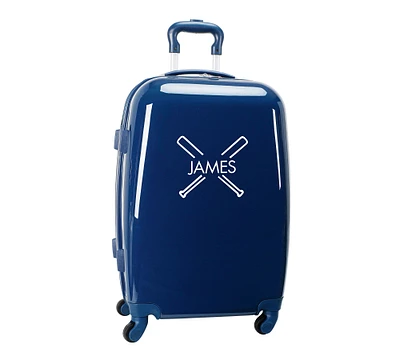 Mackenzie Navy w/ Trim Solid Hard-Sided Luggage