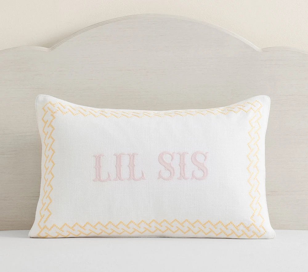 Lil Sis Pillow Cover