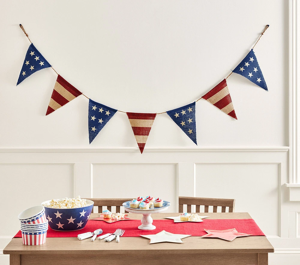 Americana Pennant Garland