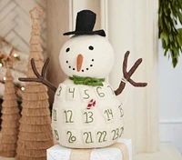 Felted 3D Snowman Advent Calendar