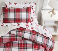 Morgan Plaid Sherpa Comforter & Shams