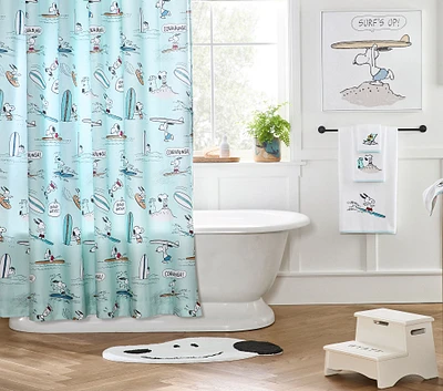 Peanuts® Snoopy® Surf Bath Set - Towels, Shower Curtain, Bath Mat