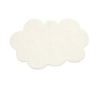 Machine Washable Faux Fur Nursery Cloud Shaped Rug