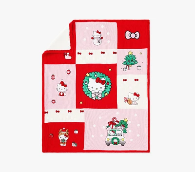 Hello Kitty® Heirloom Sherpa-Back Kid Throw Blanket