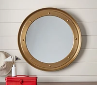 Rivet Round Mirror (28")