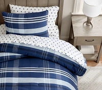 Lucas Plaid Comforter & Shams