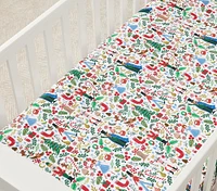 Rifle Paper Co. Nutcracker Crib Fitted Sheet