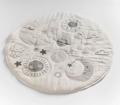 Skye Moon & Stars Muslin Travel Play Mat