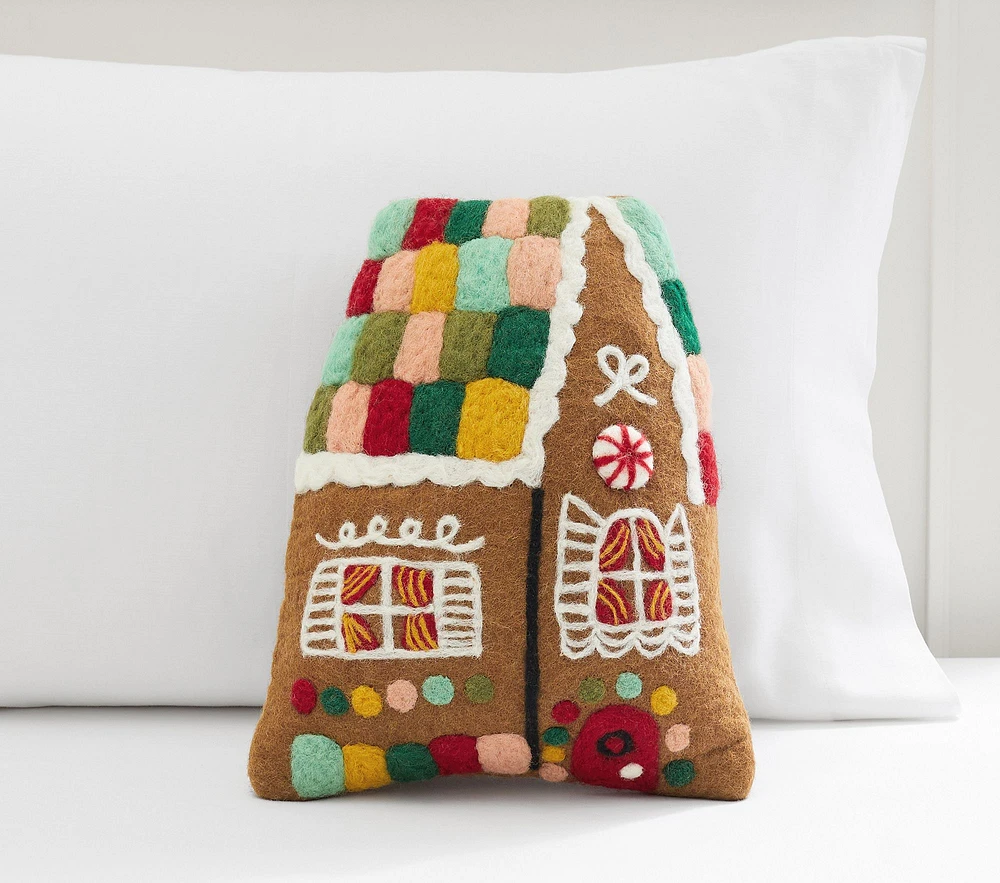 Rifle Paper Co. Gingerbread Felt Pillow