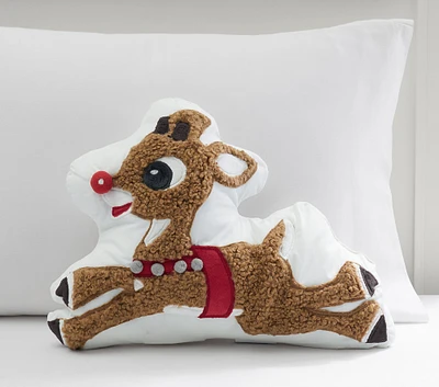 Rudolph® Shaped Light-Up Pillow