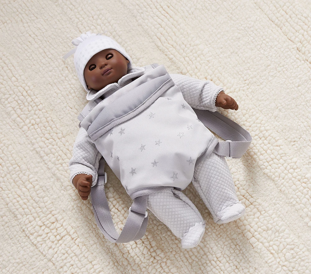 Götz Baby Doll Gray Star Carrier Bundle Set