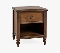 Chris Loves Julia Turned Wood Nightstand (20")