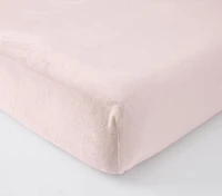 Luxe Solid Chamois Crib Fitted Sheet