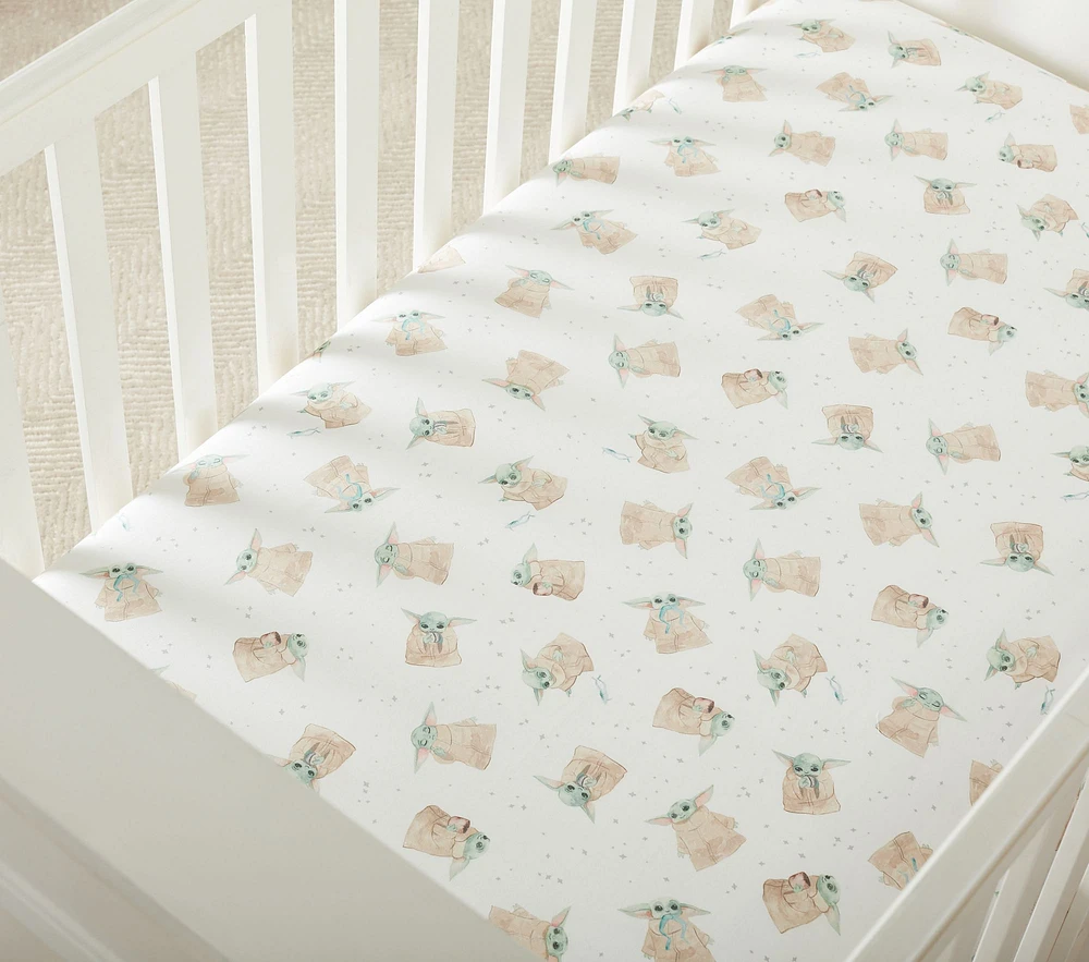 <em>Star Wars</em>™ <em>The Mandalorian</em>™ Grogu™ Organic Crib Fitted Sheet