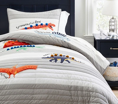 Finn Dino Quilt & Shams