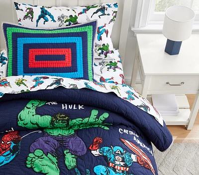 Marvel Heroes Quilt & Shams