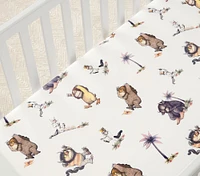 <em>Where The Wild Things Are</em> Organic Crib Fitted Sheet