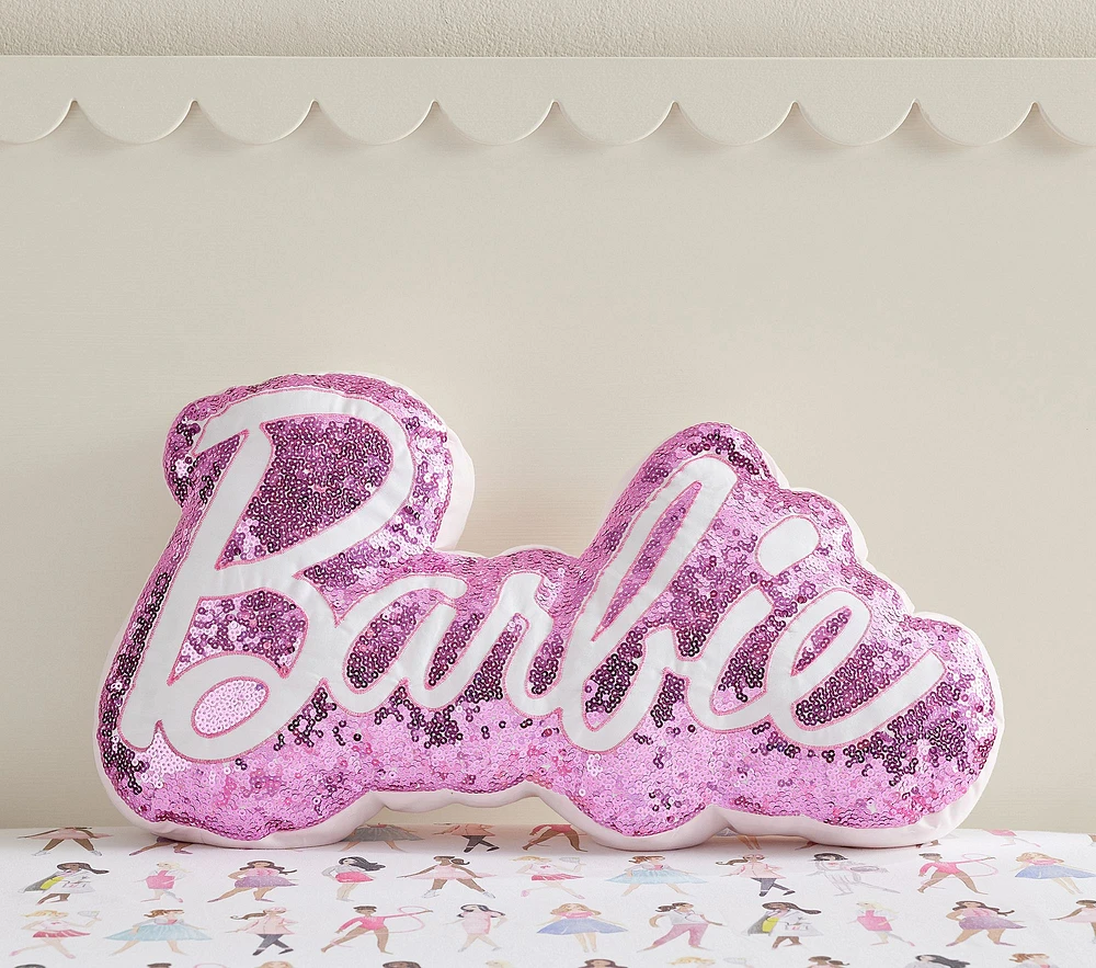 Barbie™ Logo Shaped Pillow