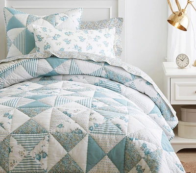 Emily & Meritt Triangle Patchwork Quilted Sham