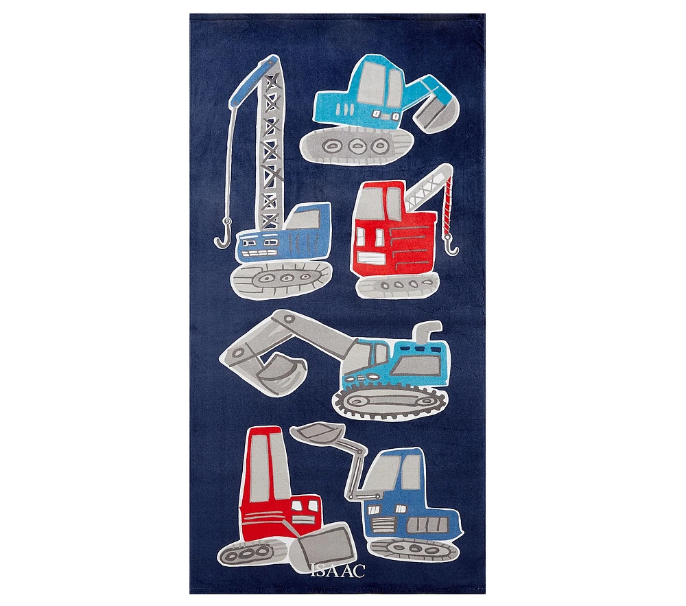 Jax Construction Beach Towel