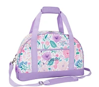 Mackenzie Lavender Floral Blooms Ultimate Duffle Bag