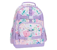 Mackenzie Lavender Floral Blooms Ultimate Travel Backpack