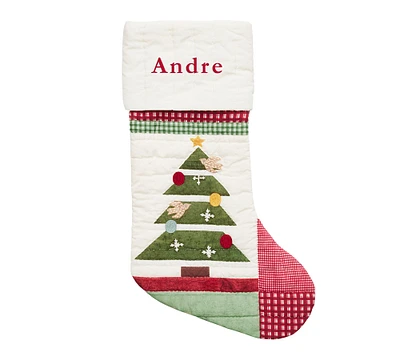 Heirloom Quilted Christmas Stocking Collection