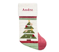 Heirloom Quilted Christmas Stocking Collection