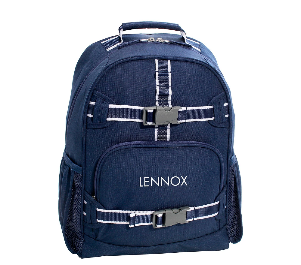 Mackenzie Navy Solid Backpacks