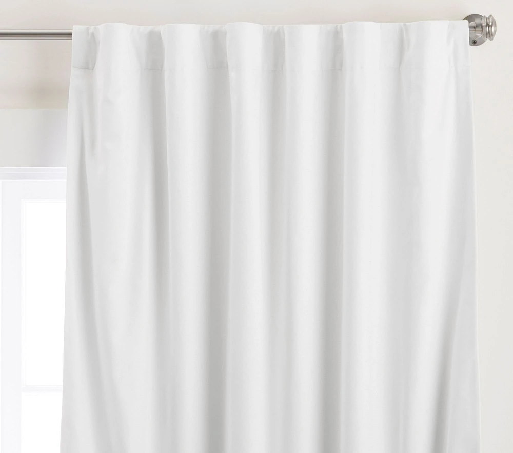 Quincy Cotton Canvas Noise Reducing Blackout Curtain