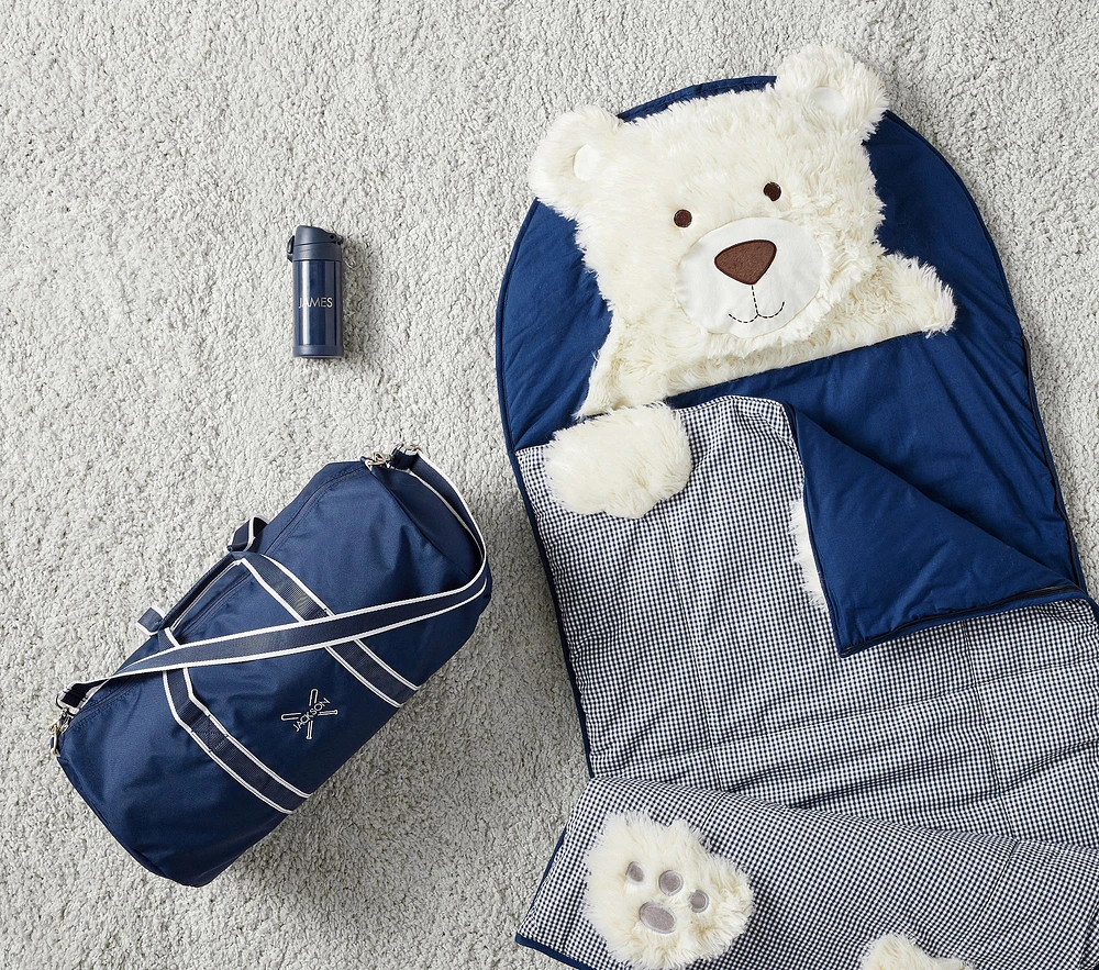 Shaggy Bear Navy Sleepover Set