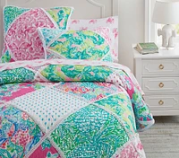 Lilly Pulitzer Party Patchwork Quilt & Shams