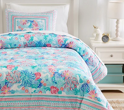 Lilly Pulitzer Unicorns Bloom Comforter & Shams