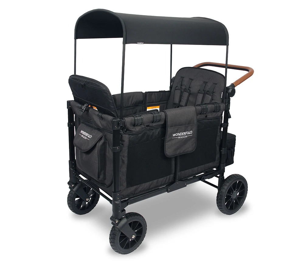 Wonderfold W4 Luxe Multifunctional Quad Stroller Wagon