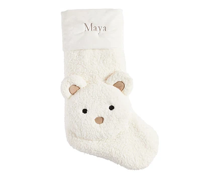 Sherpa Cozy Critter Christmas Stocking Collection