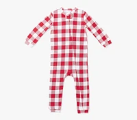 Holiday Silky Tencel Check Baby Pajama