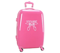 Mackenzie Bright Pink Solid Hard-Sided Spinner Luggage