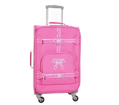 Mackenzie Bright Pink Solid Spinner Luggage