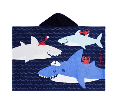 Sharks Beach Hooded Towel