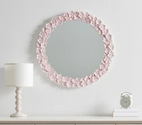 Hydrangea Round Mirror (28")